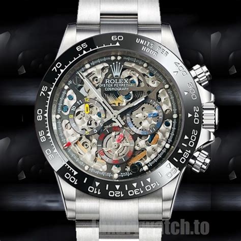 skeleton daytona rolex